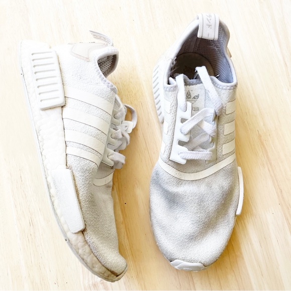 adidas Shoes - Adidas NMD R1 Women’s White Sneakers 9
